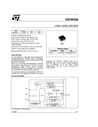 Datasheet VN750SM manufacturer STMicroelectronics