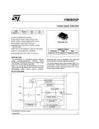 Datasheet VN920DSP manufacturer STMicroelectronics