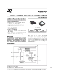 Datasheet VN920PEP manufacturer STMicroelectronics