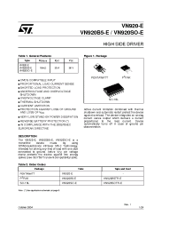 Datasheet VN920SO-E manufacturer STMicroelectronics