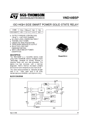 Datasheet VND10BSP13TR manufacturer STMicroelectronics
