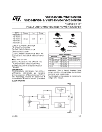 Datasheet VND14NV04 manufacturer STMicroelectronics