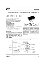 Datasheet VND60013TR manufacturer STMicroelectronics