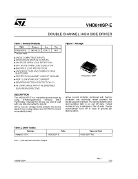 Datasheet VND810SP-E manufacturer STMicroelectronics