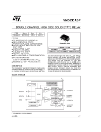 Datasheet VND830ASP manufacturer STMicroelectronics