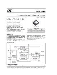Datasheet VND830PEP manufacturer STMicroelectronics