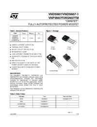 Datasheet VNK5N07FM manufacturer STMicroelectronics