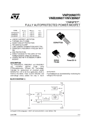 Datasheet VNP20N07FI manufacturer STMicroelectronics