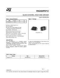 Datasheet VNQ500PEP-E manufacturer STMicroelectronics
