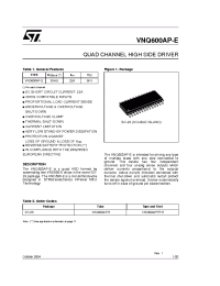 Datasheet VNQ600AP-E manufacturer STMicroelectronics