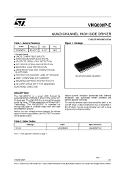 Datasheet VNQ830P-E manufacturer STMicroelectronics