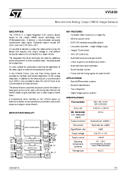 Datasheet VV5430 производства STMicroelectronics
