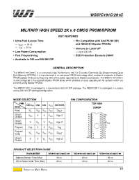 Datasheet WS57C291C-35TMB manufacturer STMicroelectronics