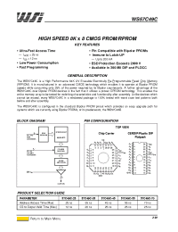 Datasheet WS57C49C-25S manufacturer STMicroelectronics