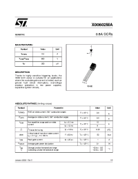 Datasheet X00602MA5AL2 manufacturer STMicroelectronics