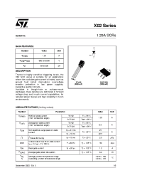 Datasheet X0202MA manufacturer STMicroelectronics