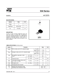 Datasheet X04 manufacturer STMicroelectronics