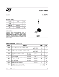 Datasheet X0402NF1AA2 manufacturer STMicroelectronics