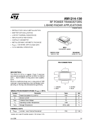 Datasheet XAM1214-130 manufacturer STMicroelectronics