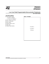 Datasheet ZPSD512B0-C-90UI manufacturer STMicroelectronics