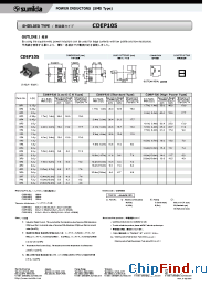Datasheet CDEP105-0R1B-50 manufacturer Sumida