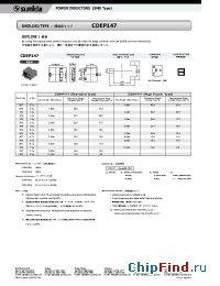 Datasheet CDEP147-3R5NB-H manufacturer Sumida