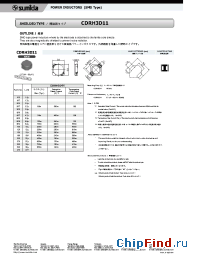 Datasheet CDRH3D11 manufacturer Sumida