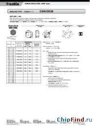 Datasheet CDRH3D28 manufacturer Sumida