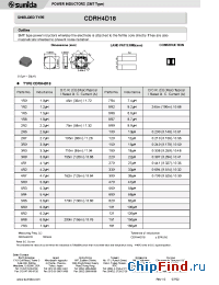 Datasheet CDRH4D18-100 manufacturer Sumida