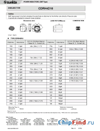 Datasheet CDRH4D18-7R4 manufacturer Sumida