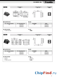 Datasheet CEE156 manufacturer Sumida