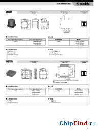 Datasheet CLQ72B manufacturer Sumida