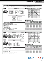 Datasheet LF1290 manufacturer Sumida