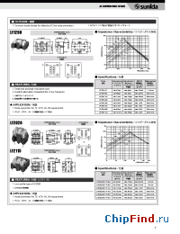 Datasheet LF2020-392 manufacturer Sumida