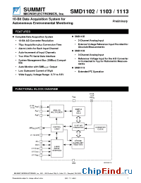 Datasheet SMD1103P manufacturer Summit