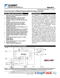 Datasheet SMH4814NCR02 manufacturer Summit