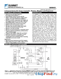 Datasheet SMM465FCR00 manufacturer Summit