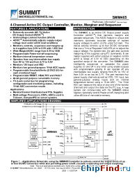 Datasheet SMM465FCR01 manufacturer Summit