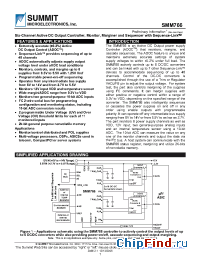 Datasheet SMM766FCR0 manufacturer Summit