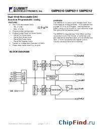 Datasheet SMP9211 manufacturer Summit