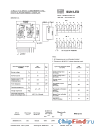Datasheet XAMR14C2-A manufacturer SunLED