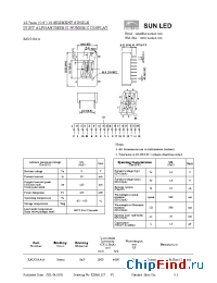 Datasheet XAUG13A-A manufacturer SunLED