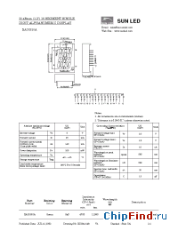 Datasheet XAUG30A manufacturer SunLED