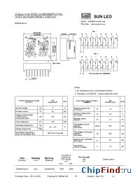 Datasheet XAUR14A2-A manufacturer SunLED