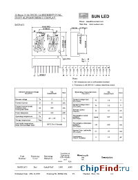Datasheet XAUR14C2 manufacturer SunLED