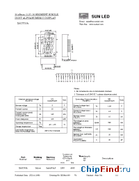 Datasheet XAUY30A manufacturer SunLED