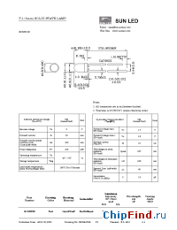 Datasheet XCUR32D manufacturer SunLED
