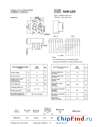 Datasheet XDMR07A2 manufacturer SunLED