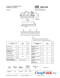 Datasheet XDMR10C3 manufacturer SunLED