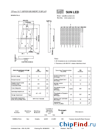 Datasheet XDMR127A-A manufacturer SunLED